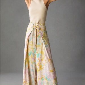 Maeve Wide Leg Wrap Pants